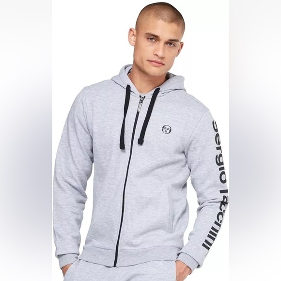 Sergio Tacchini Other - Sergio Tacchini  Namar Zip Front Hoodie Sweatshirt Sz Small